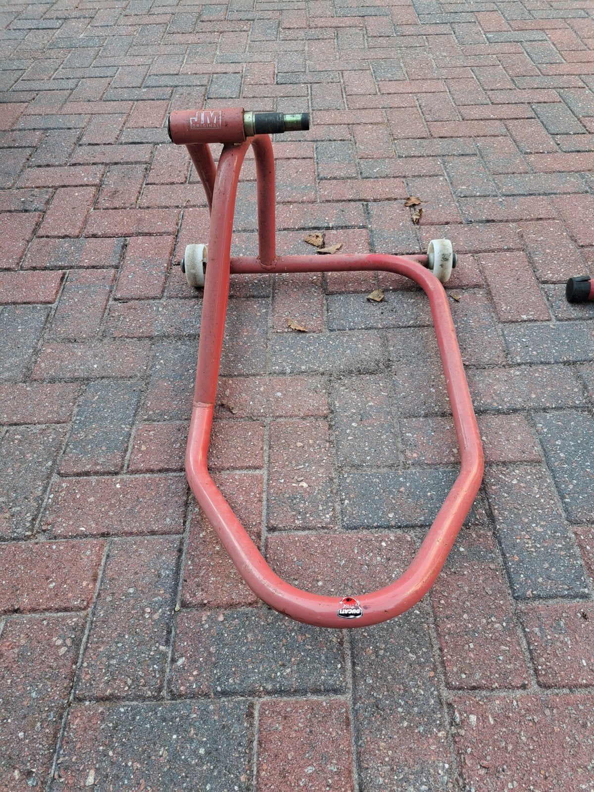 Motorfiets paddockstand set (voor en achter), Ophalen, Gebruikt