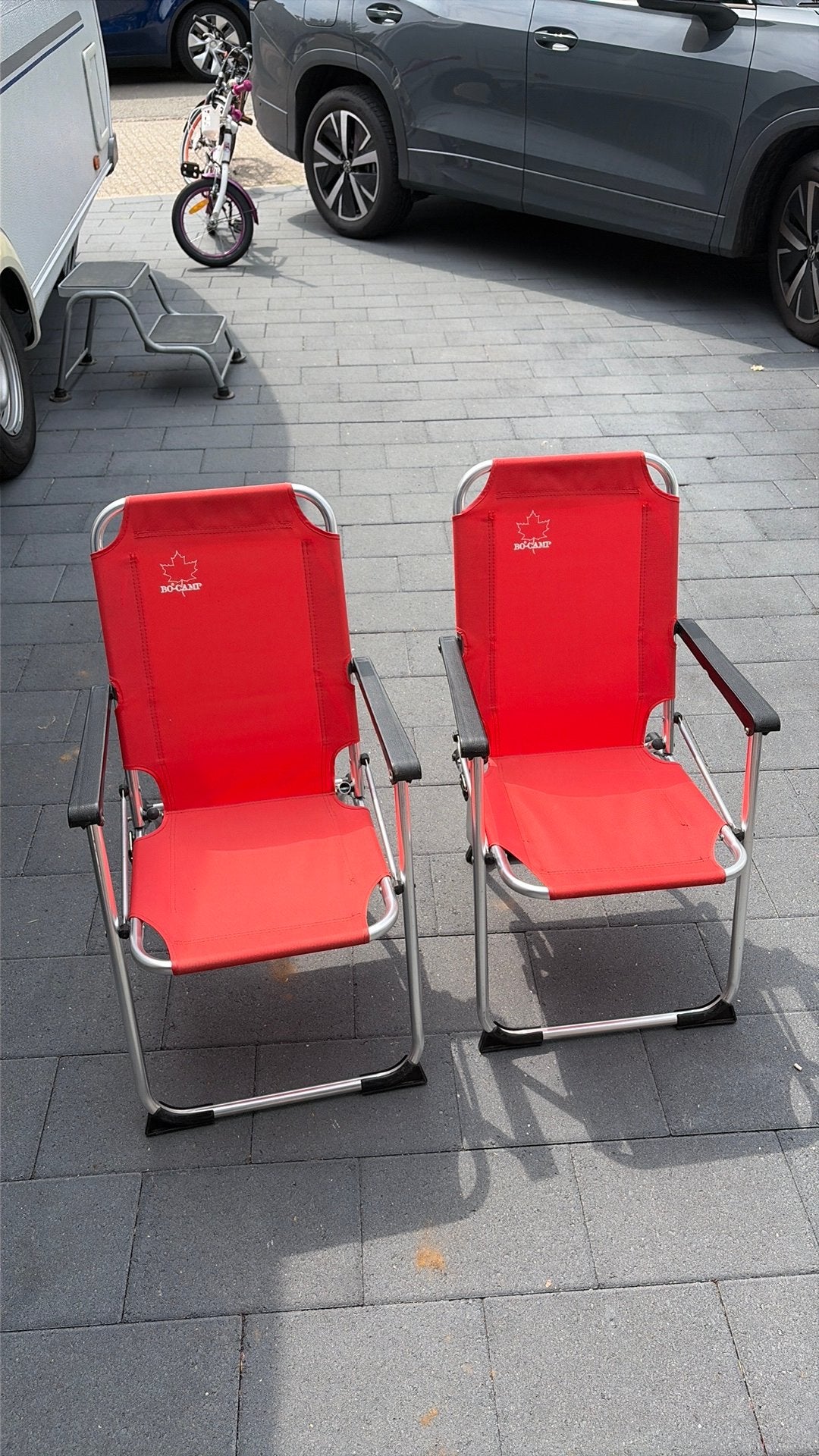 Bo-Camp stoeltjes 2x voor kids. Inklapbaar., Ophalen, Zo goed als nieuw, Campingstoel