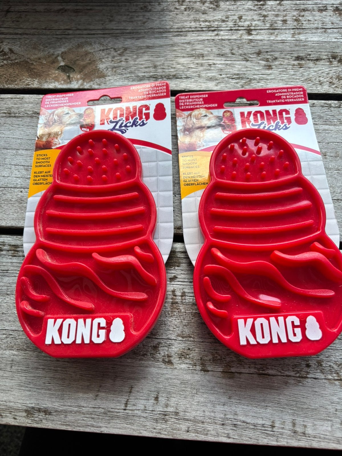 Kong Licks likmatten, Dieren en Toebehoren, Ophalen of Verzenden, Nieuw, Voer- en snackspeelgoed, Kong