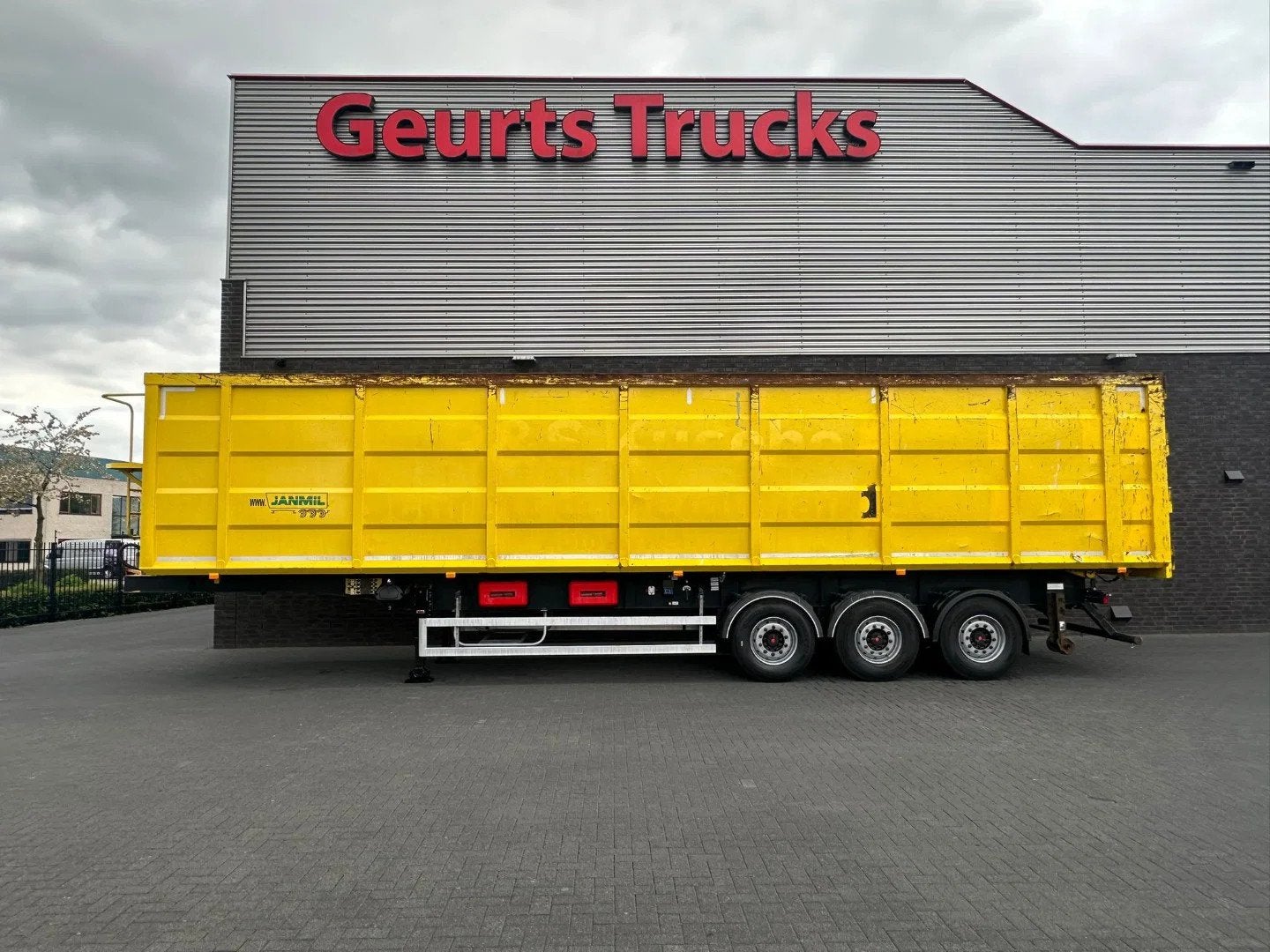 Bodex SHSCHROOT-OPLEGGER KIPPER/TIPPER /AUFLIEGER/TRAILER, Overige brandstoffen, Geel, Bedrijf, Aanhangers en Opleggers