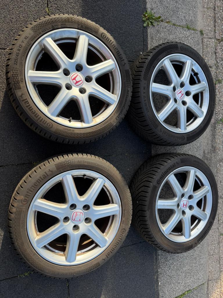 Originele 17” Honda Civic velgen, Auto-onderdelen, Banden en Velgen, Ophalen, Gebruikt, Banden en Velgen, 17 inch