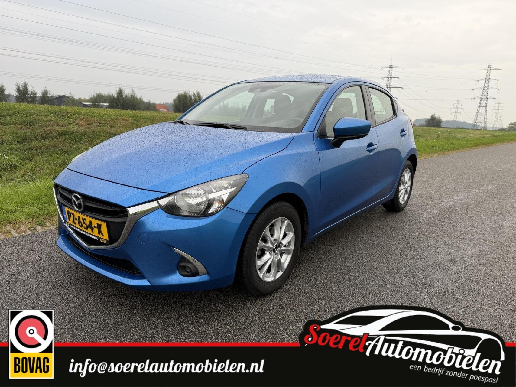 Mazda 2 1.5 Skyactiv-G Dynamic AIRCO LMV CRUISE NAV DEALER O, Auto's, Voorwielaandrijving, Gebruikt, 4 cilinders, Met garantie (alle)