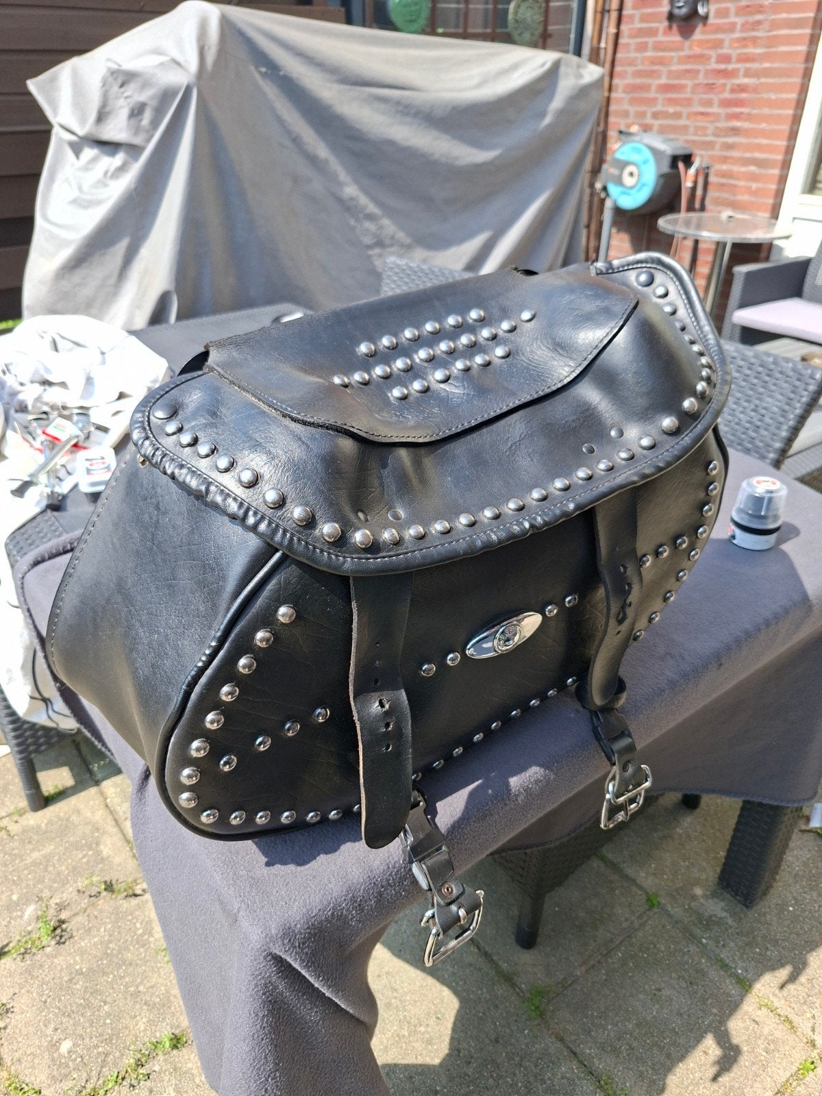 Harley davidson softail leren tassen, Ophalen