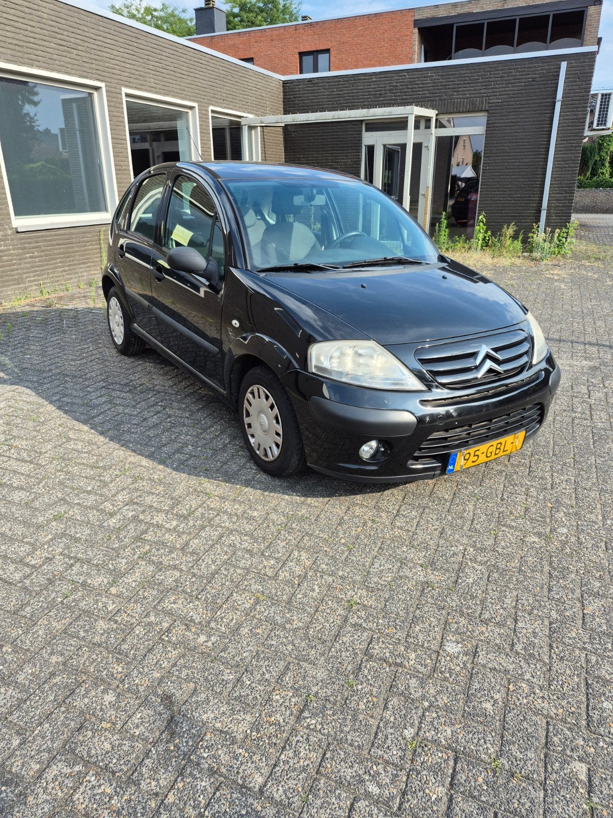 Citroën C3 1.4 I 2008 Zwart, Auto's, Citroën, Bedrijf, C3, ABS, Airbags, Airconditioning, Centrale vergrendeling, Elektrische ramen
