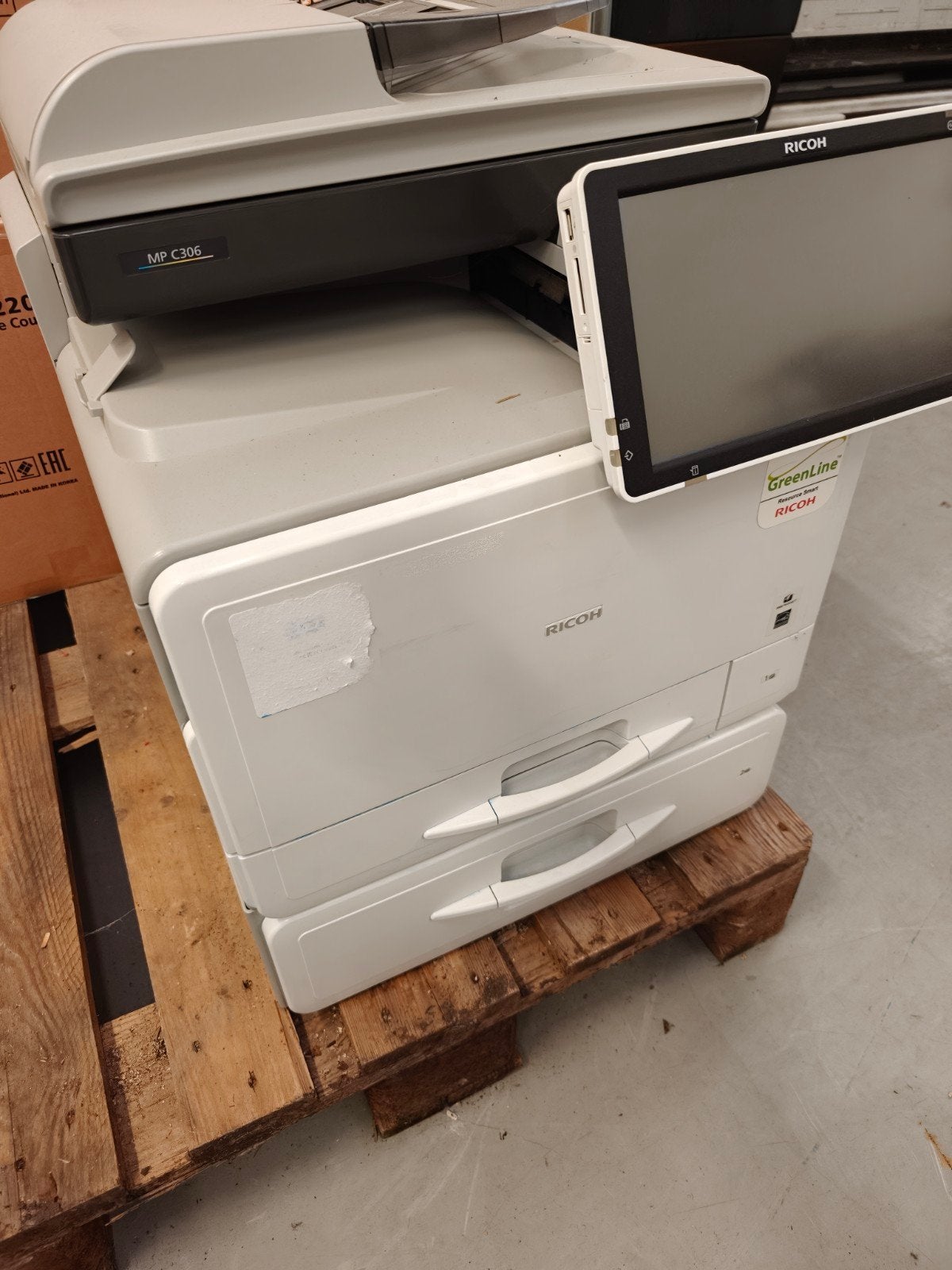 Ricoh MP C306 All-in-one kleurenprinter, Computers en Software, Gebruikt, All-in-one, Ophalen of Verzenden, Ricoh