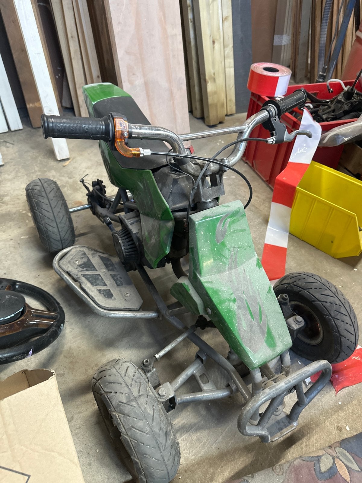 Quad 50cc - Nieuwe cabr en gashendel, Ophalen