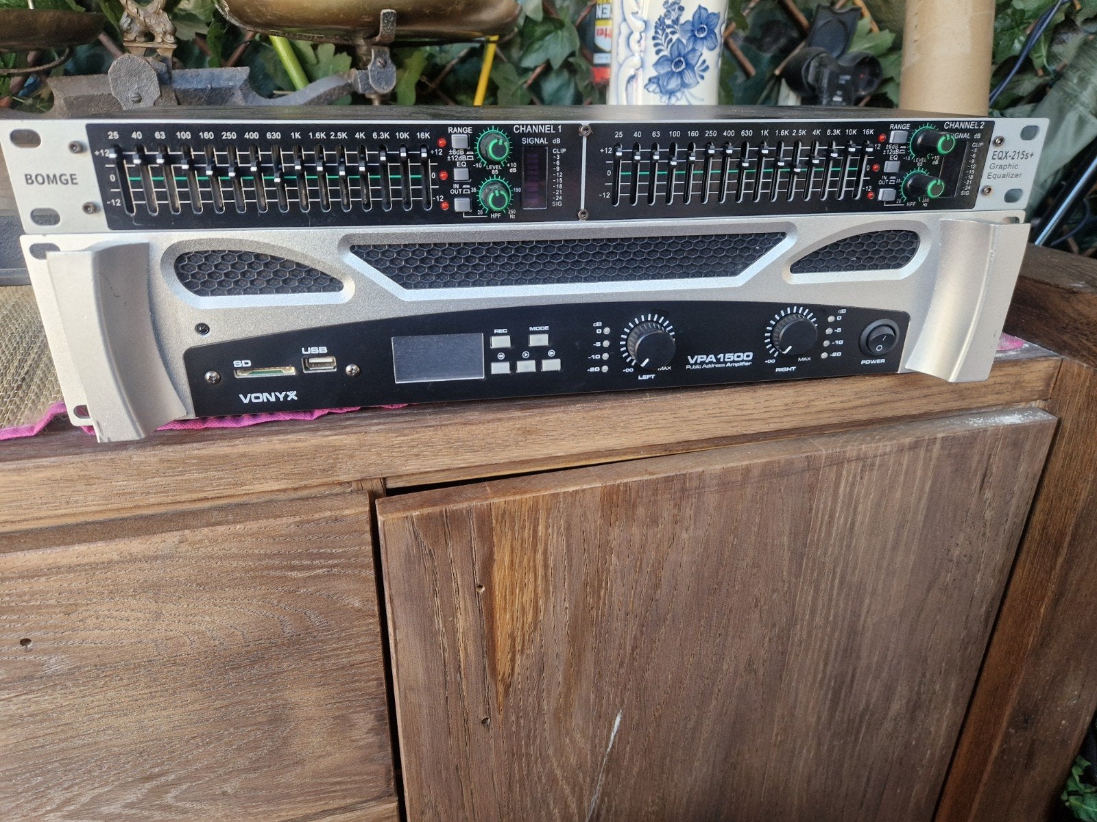 Vonyx VPA1500 Versterker met Equalizer, Audio, Tv en Foto, Versterkers en Receivers, Overige merken, Gebruikt, Ophalen of Verzenden