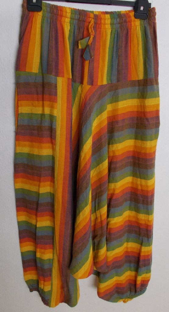 100% katoenen regenboog/rainbow kleuren broek! 40, Maat 38/40 (M), Meerkleurig, Ophalen of Verzenden, Zo goed als nieuw