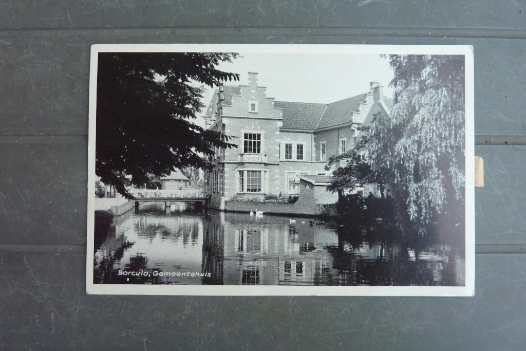 Borculo Gemeentehuis, Verzamelen, Ansichtkaarten | Nederland, Ophalen of Verzenden, 1960 tot 1980, Gelopen, Gelderland