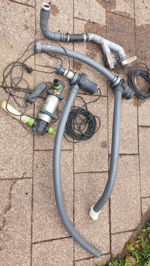 vijver onderdelen, Ophalen, Gebruikt