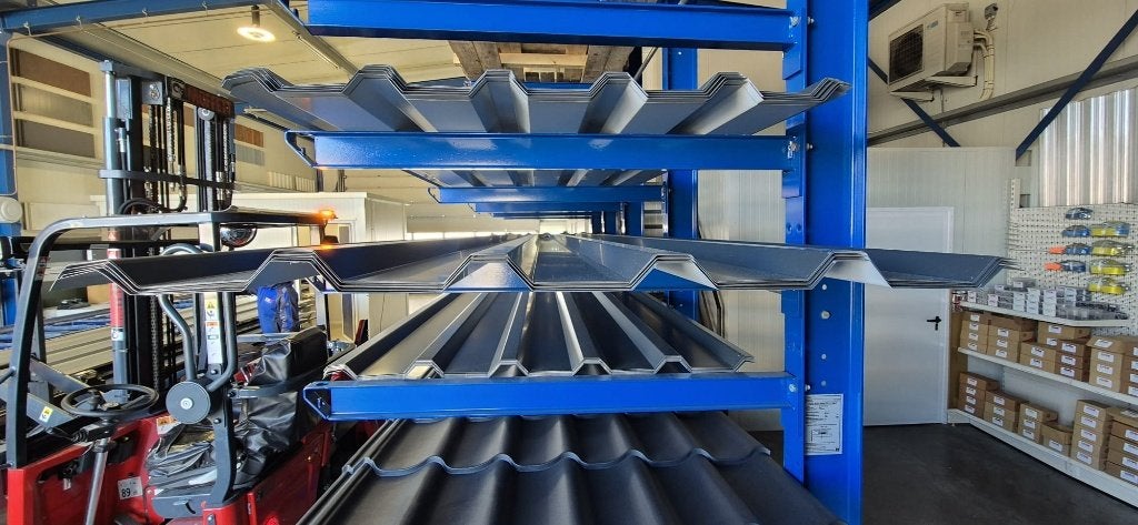 Voorraad dakplaten, gevelplaten, antraciet 35/1035 €13,18/m², Doe-het-zelf en Verbouw, Ophalen, Nieuw, Overige materialen, Minder dan 20 mm