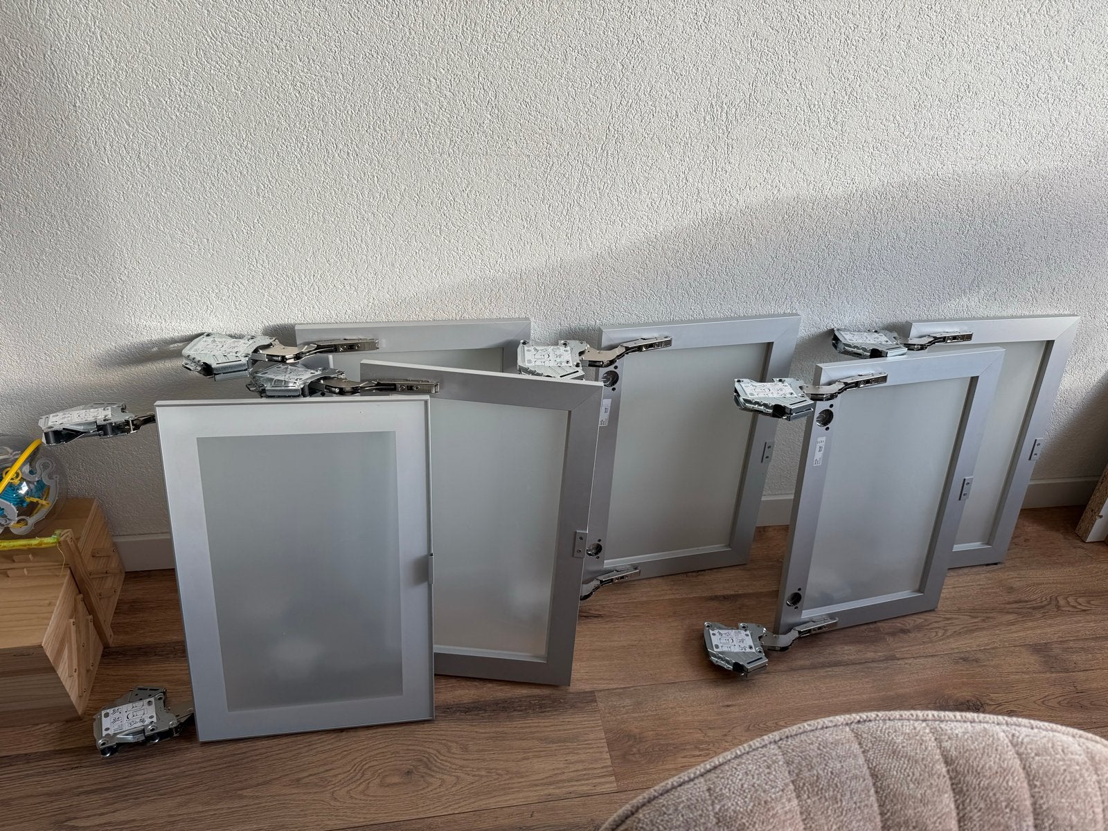 6x IKEA Metod Glazen Front Melkglas Wit Kader 60x40 cm, Huis en Inrichting, Keuken | Keukenelementen, Ophalen, Minder dan 50 cm