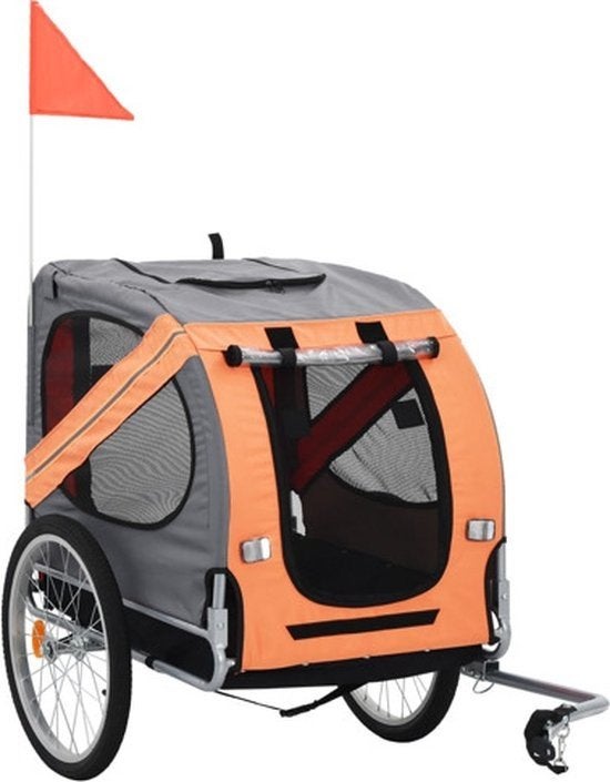 Te koop: fiets aanhanger voor de hond, Ophalen, Gebruikt, Hondenkar, Opvouwbaar