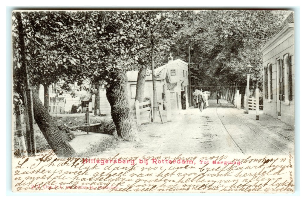 Hillegersberg (Rotterdam), Tol Bergweg, Verzenden, Voor 1920, Gelopen, Zuid-Holland