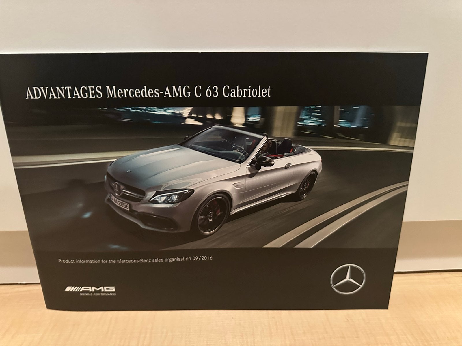 Mercedes-AMG C 63 Cabriolet brochure, Boeken, Ophalen of Verzenden, Zo goed als nieuw, Mercedes