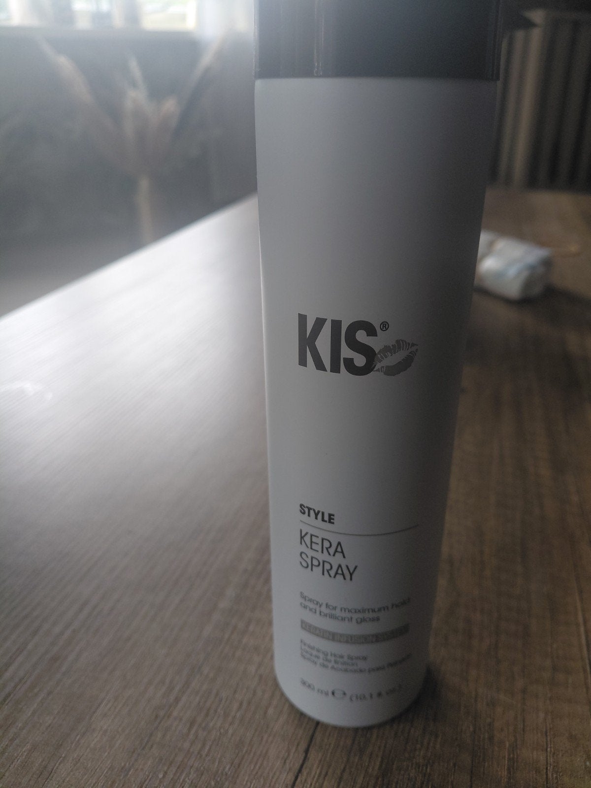 KIS Style KeraSpray Holdfactor 7 - Haarspray 300ml, Ophalen of Verzenden, Zo goed als nieuw, Gel, Wax, Haarlak of Mousse