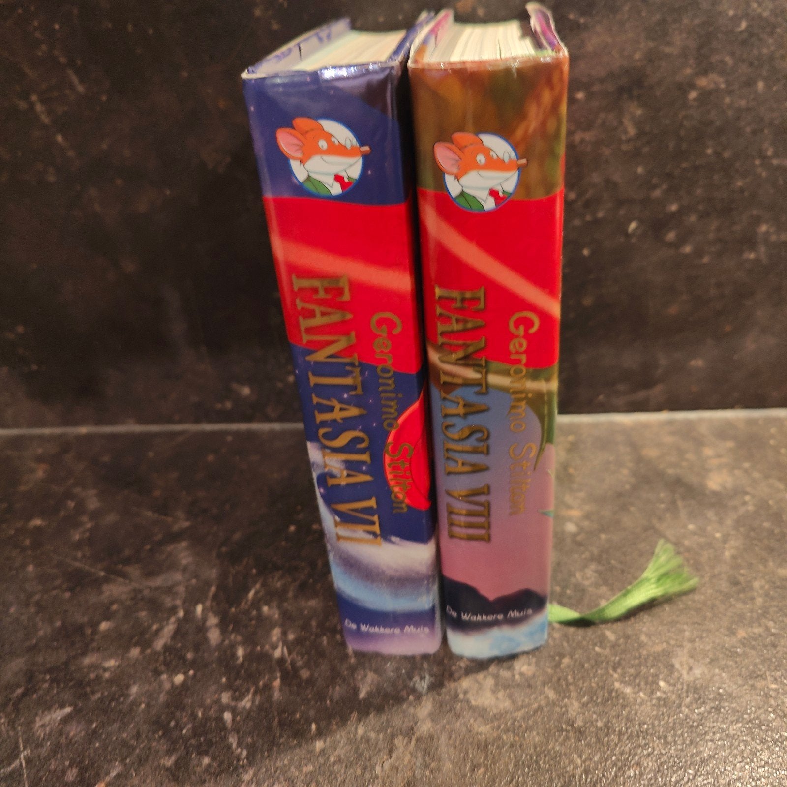Geronimo Stilton Fantasia VII & VIII (met 3D bril), Boeken, Ophalen of Verzenden, Zo goed als nieuw, Geronimo Stilton
