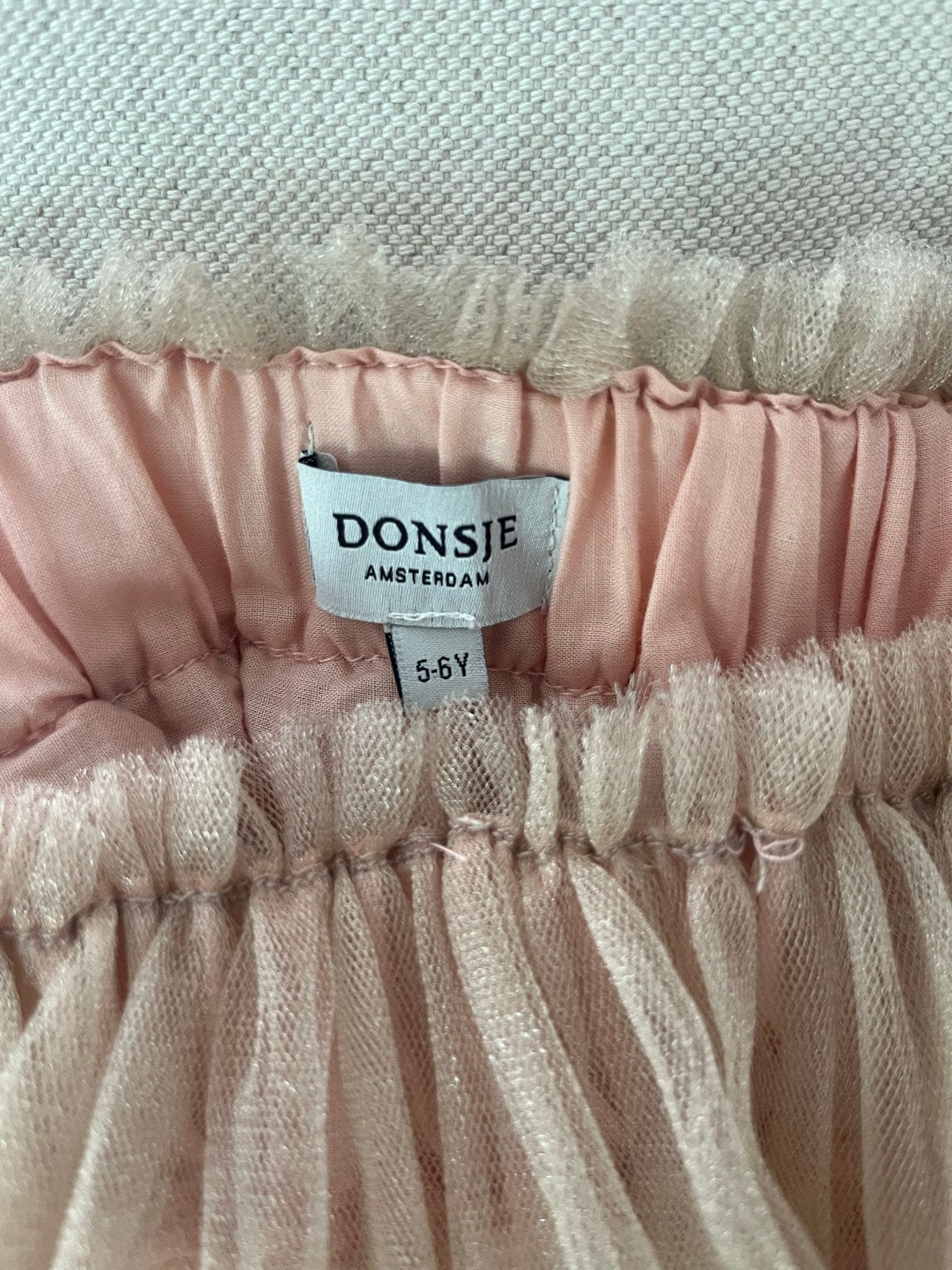 Donsje Amsterdam Tule Rokje Roze 5-6Y, Kinderen en Baby's, Ophalen, Zo goed als nieuw, Meisje