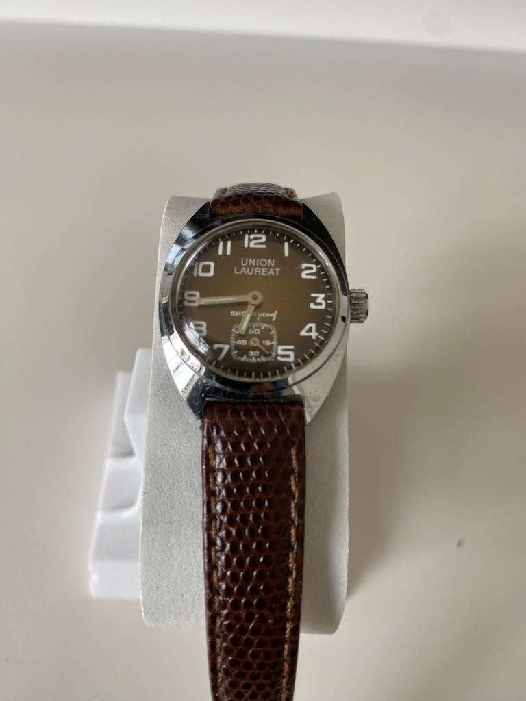 Vintage Union Laureat Dames Horloge Shockproof Polshorloge, Sieraden, Tassen en Uiterlijk, Ophalen of Verzenden, Gebruikt