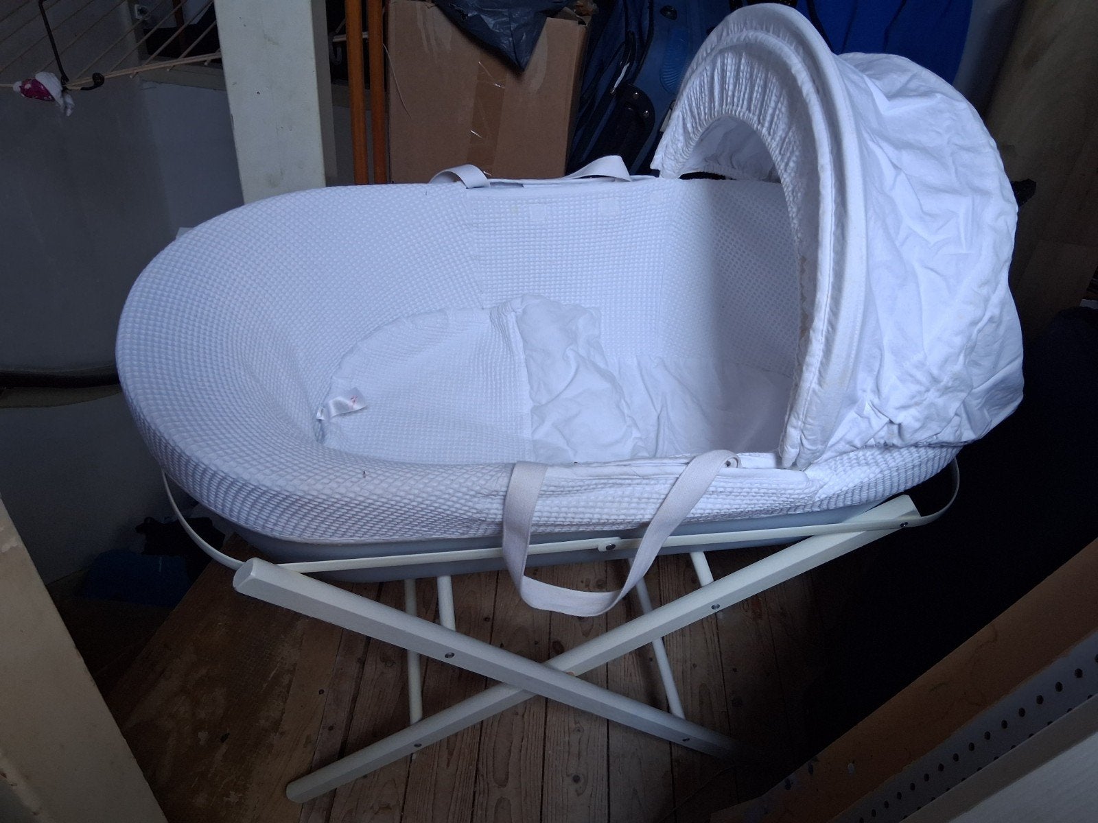 Mozes mandje - zeer weinig gebruikt, Kinderen en Baby's, Babywiegjes en Ledikanten, Ophalen, Zo goed als nieuw, Wieg
