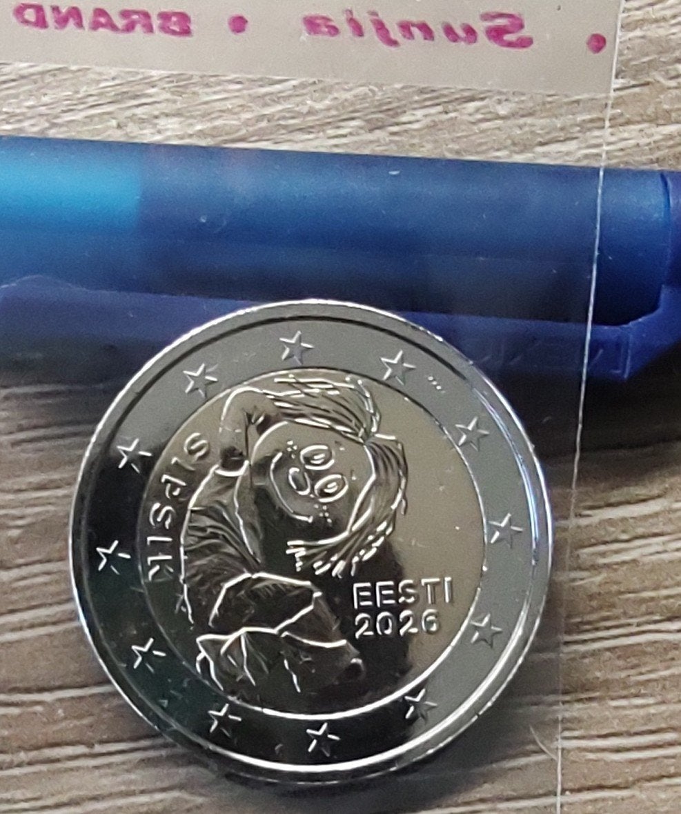 Eesti 2 Euro 2026 Sipsik Munt - Zeldzaam en Uniek, Postzegels en Munten, Munten | Europa | Euromunten, Ophalen of Verzenden, Estland