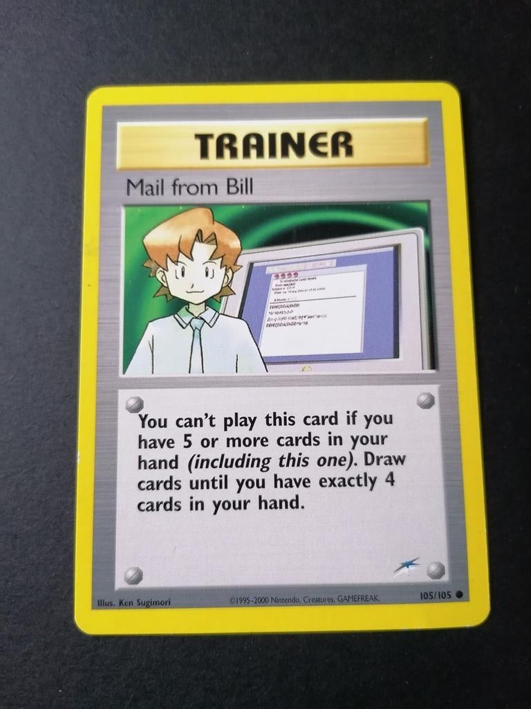 Mail from Bill - Neo Destiny 105/105 - Pokémon, Ophalen of Verzenden, Zo goed als nieuw