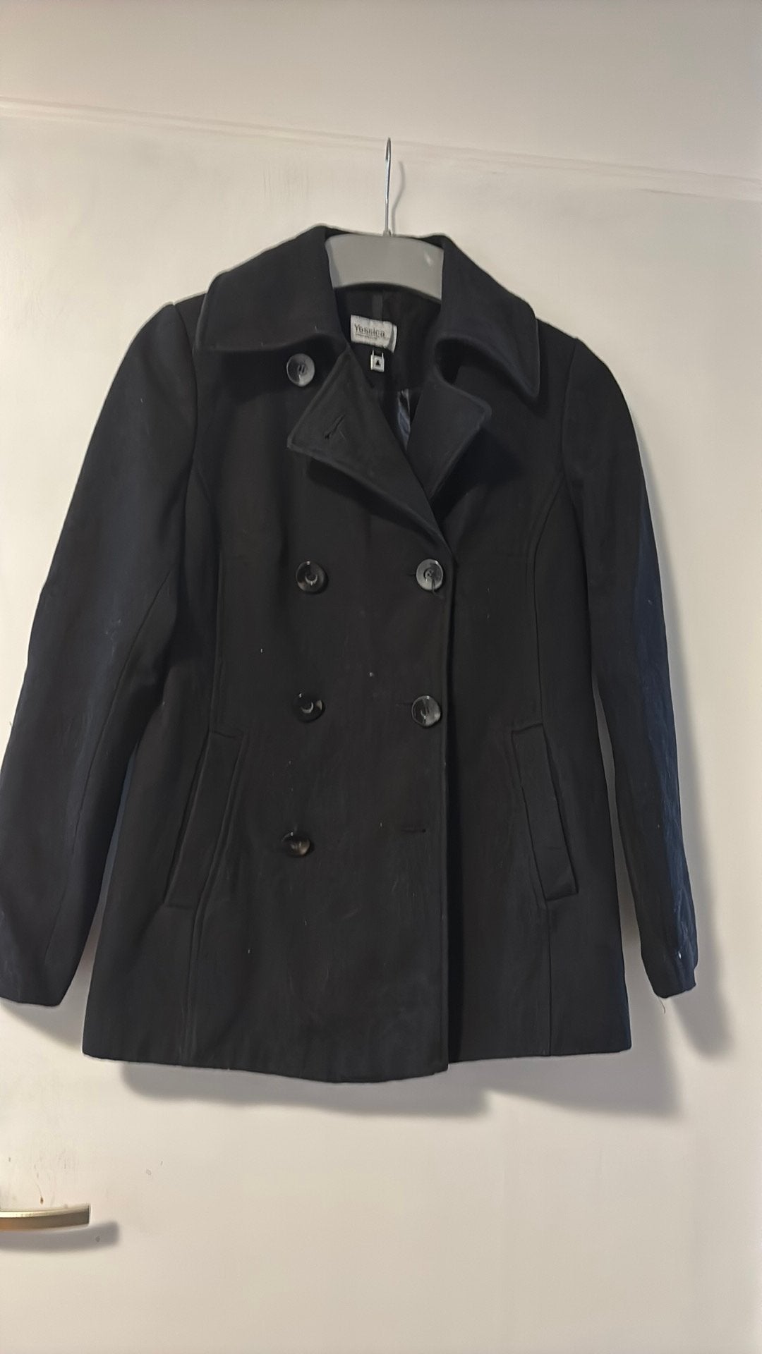 Winterjas C&A, Ophalen of Verzenden, Gedragen, Maat 36 (S), Zwart