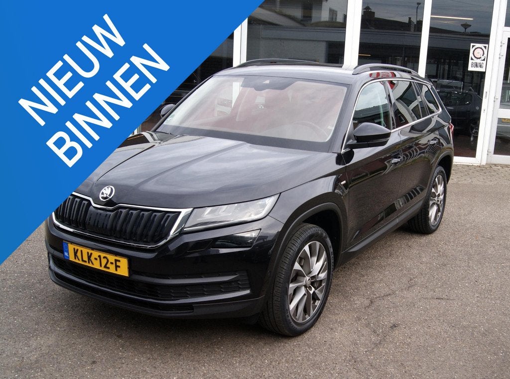 Skoda Kodiaq 1.5 TSI Business Edition Navi,Camera,Cruise,Cli, Auto's, Skoda, 12 maanden, Euro 6, 4 cilinders, Zwart