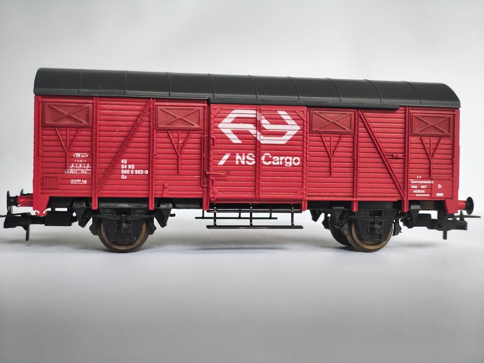Lima NS cargo gesloten goederenwagen zeer goede staat, Gelijkstroom, Verzenden, Wagon, Lima