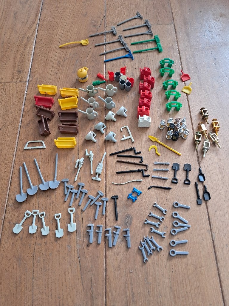 Gereedschap, playmobil, Gebruikt, Verzenden, Losse onderdelen, Overige typen