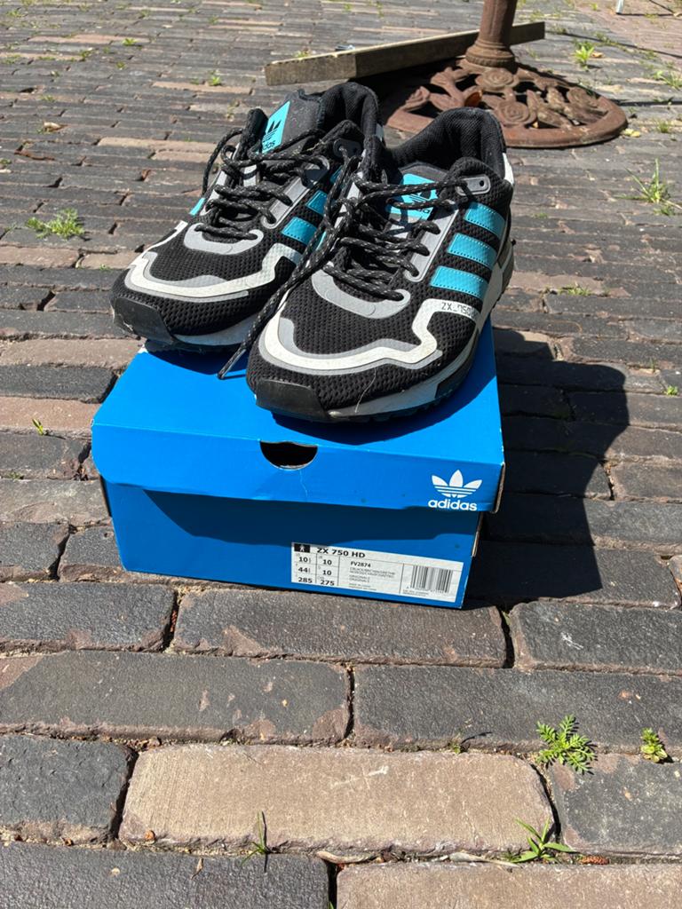 Adidas originals Zx 750 Nieuw 44.5 UK 10, Ophalen of Verzenden, Nieuw, Blauw, Sneakers of Gympen