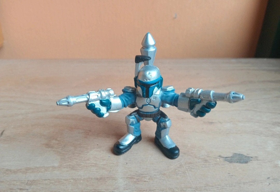 Star wars galactic heroes jango fett figuur, Ophalen of Verzenden, Gebruikt