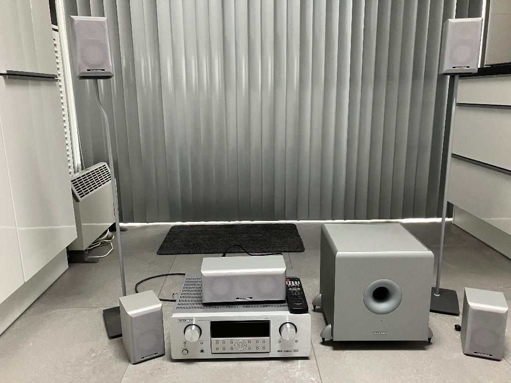 Marantz surround set met receiver, Gebruikt, 60 tot 120 watt, Ophalen, Marantz