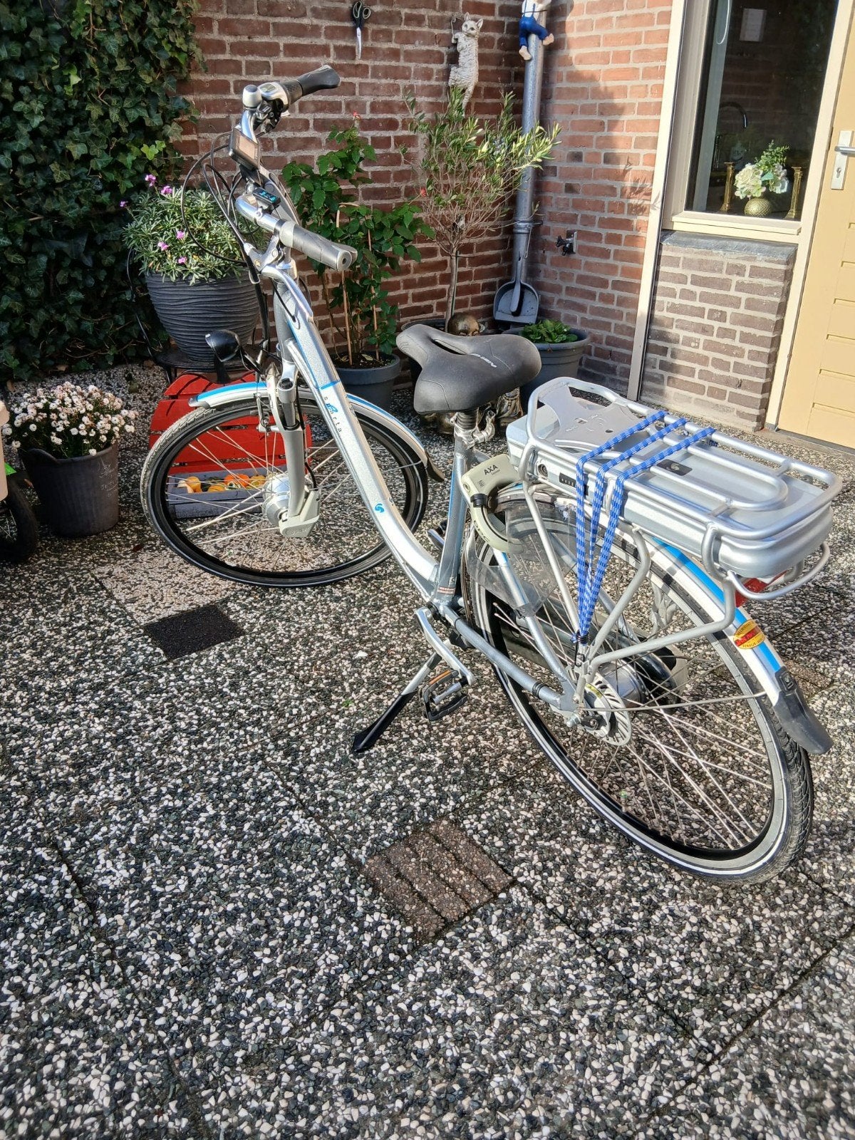 Electrische Sparta damesfiets, Ophalen, Sparta, 47 tot 50 cm, Versnellingen