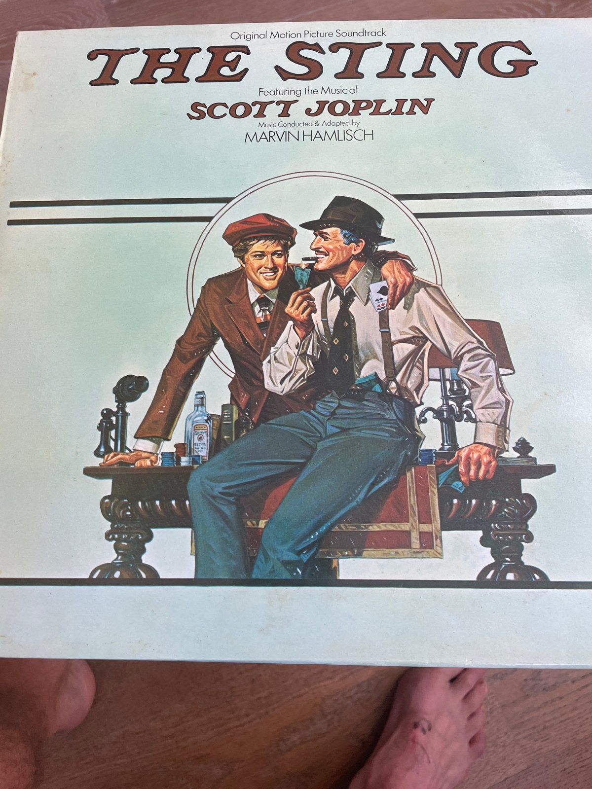 The Sting Soundtrack LP - Scott Joplin - Marvin Hamlisch, Ophalen of Verzenden, Gebruikt