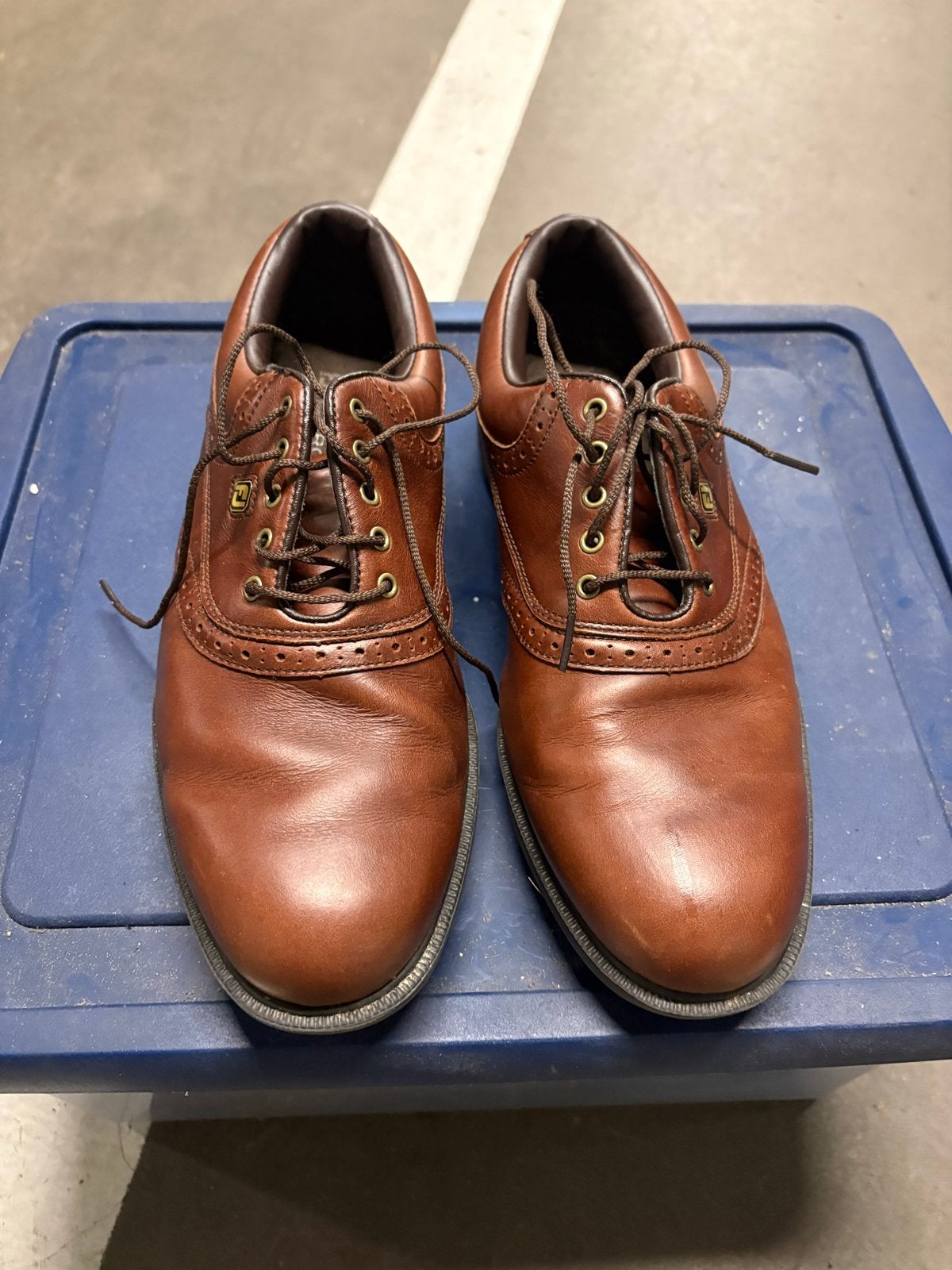 Heren golfschoen Footjoy Hydrolite Bruin - Maat 42,5, Ophalen of Verzenden, Zo goed als nieuw, Schoenen, Overige merken