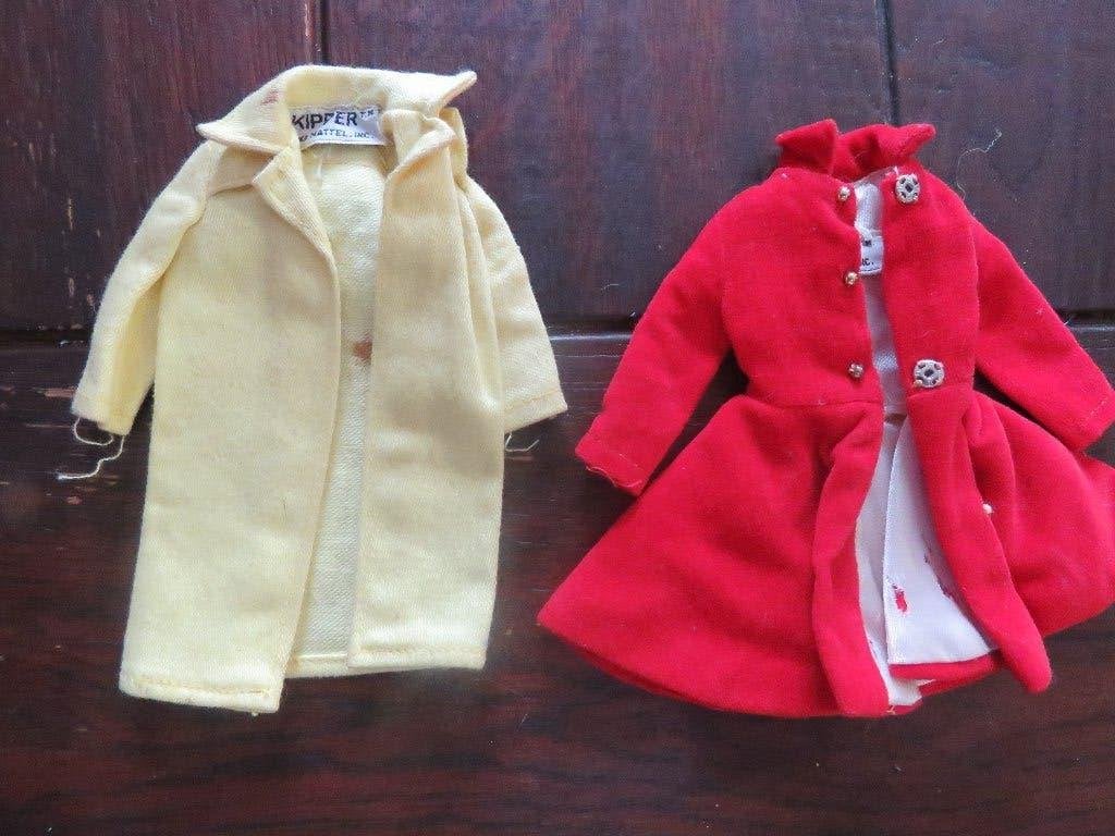 2 vintage barbie skipperjasjes, Ophalen of Verzenden, Gebruikt, Kleertjes