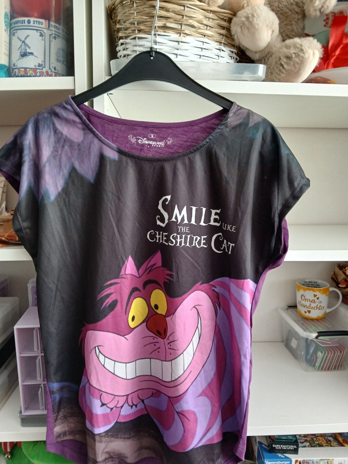 Disneyland Paris Cheshire Cat T-shirt - Nieuw, Disneyland Paris, Paars, Nieuw, Ophalen of Verzenden