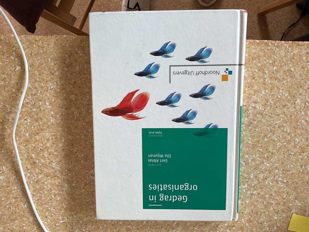 Gedrag in organisaties, Boeken, Ophalen of Verzenden, Zo goed als nieuw, Management