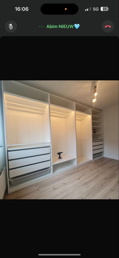 IKEA PAX KAST compleet met deuren en indeling, Huis en Inrichting, Kasten | Kledingkasten, Overige materialen, Gebruikt, 200 cm of meer