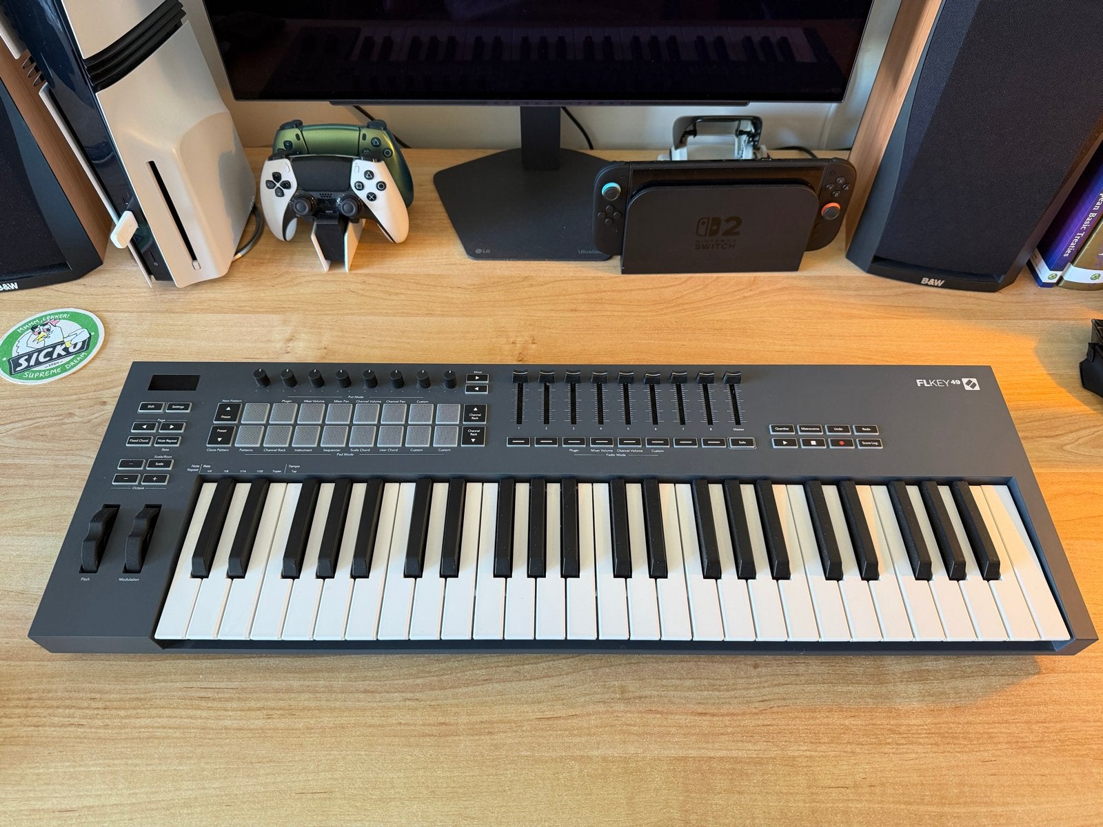 FLKey49 MIDI Keyboard Controller - Goede Staat, Gebruikt, Midi-aansluiting, Ophalen, 49 toetsen