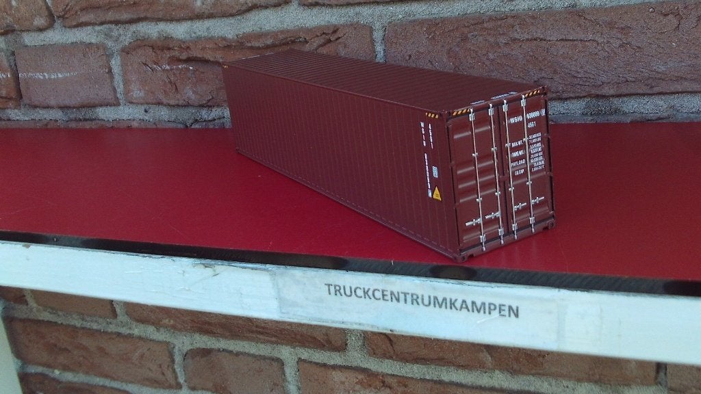 WSI  40  FT  Container  Bruin., Ophalen of Verzenden, Nieuw, Bus of Vrachtwagen, Wsi