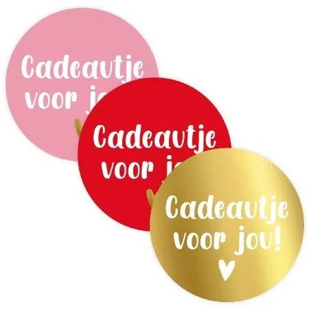 Cadeautje voor jou stickers - Bullet journal agenda, planner, Ophalen of Verzenden, Nieuw, Meerdere stickers