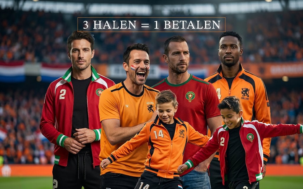 Marokko T-Shirt WK 2026 | Support de Leeuwen van de Atlas, Verzenden, Nieuw, Overige maten, Overige kleuren