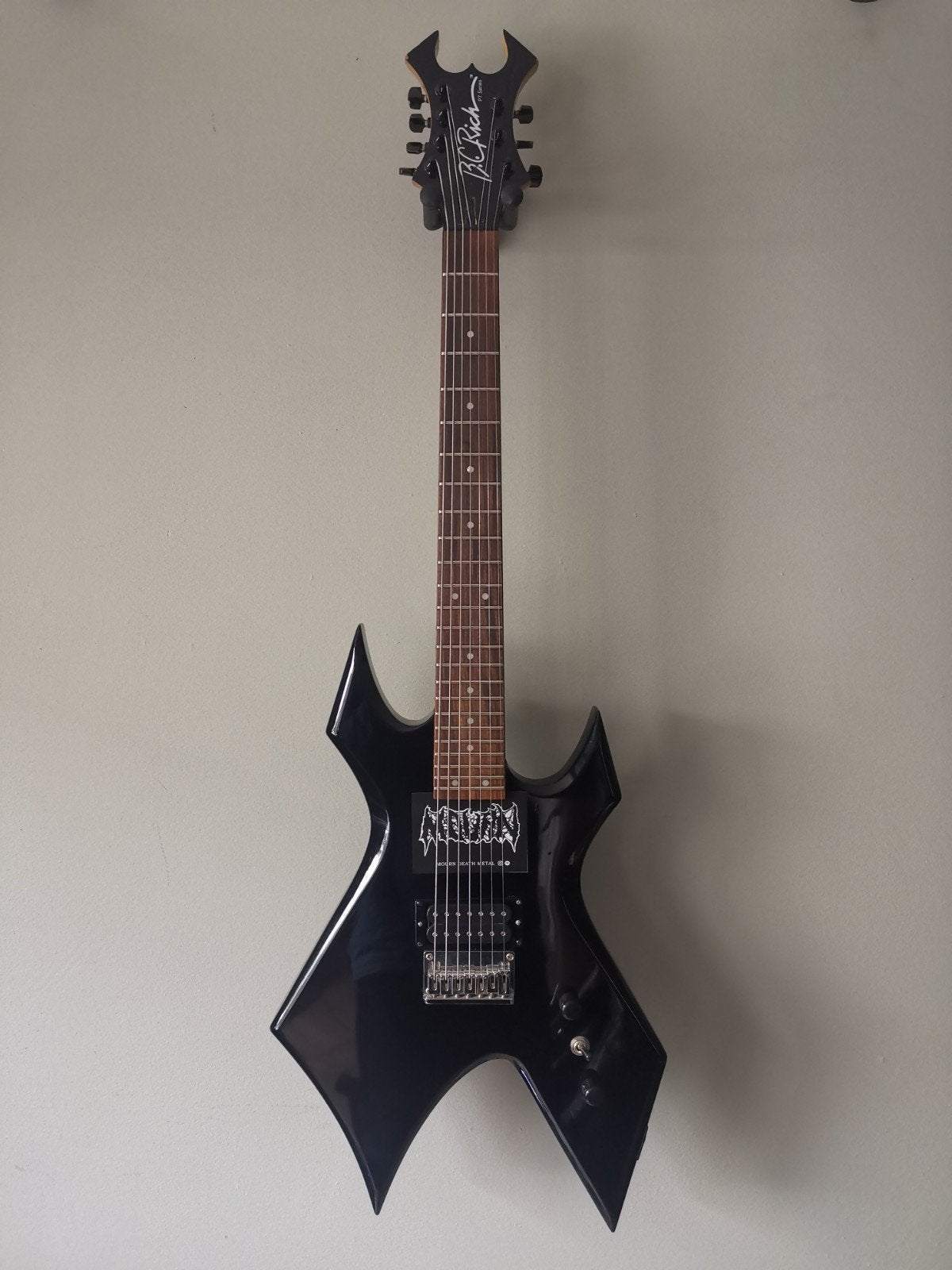 BC Rich Warlock P7 -upgraded, Muziek en Instrumenten, Ophalen, Gebruikt, Solid body, Overige merken