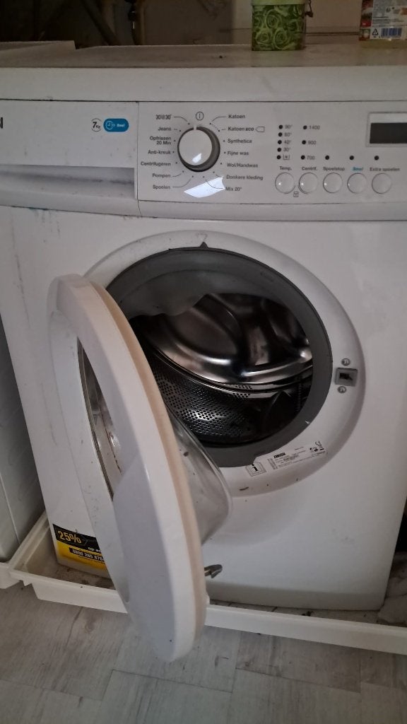 Gebruikte zanussi wasmachine lindo 100, Witgoed en Apparatuur, Wasmachines, Ophalen, 1200 tot 1600 toeren, Gebruikt, 10 kg of meer