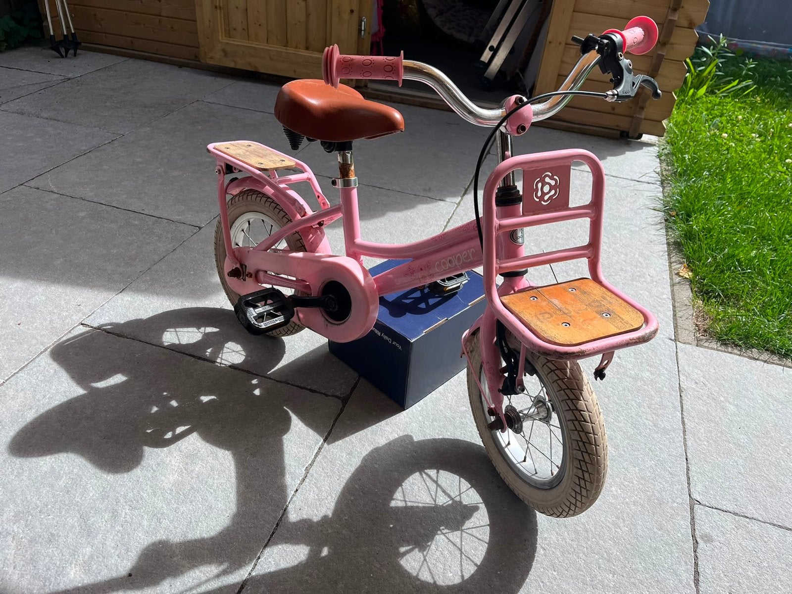 Popal Cooper kinderfiets roze 32cm wielmaat, Fietsen en Brommers, Fietsen | Kinderfietsjes, Ophalen, Gebruikt, Minder dan 16 inch
