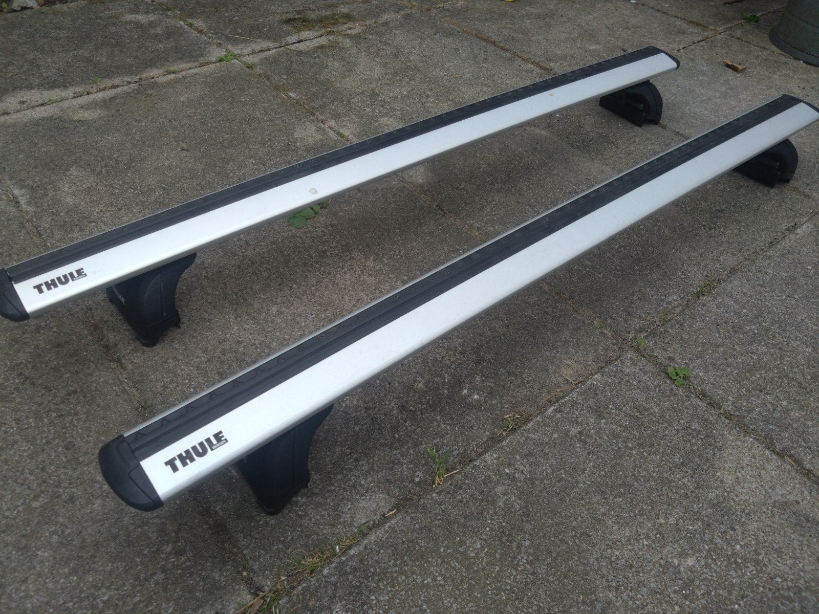 Thule Dakdragers Ibiza ST (met dakrail) - WingBar Evo, Auto diversen, Dakdragers, Ophalen of Verzenden, Zo goed als nieuw