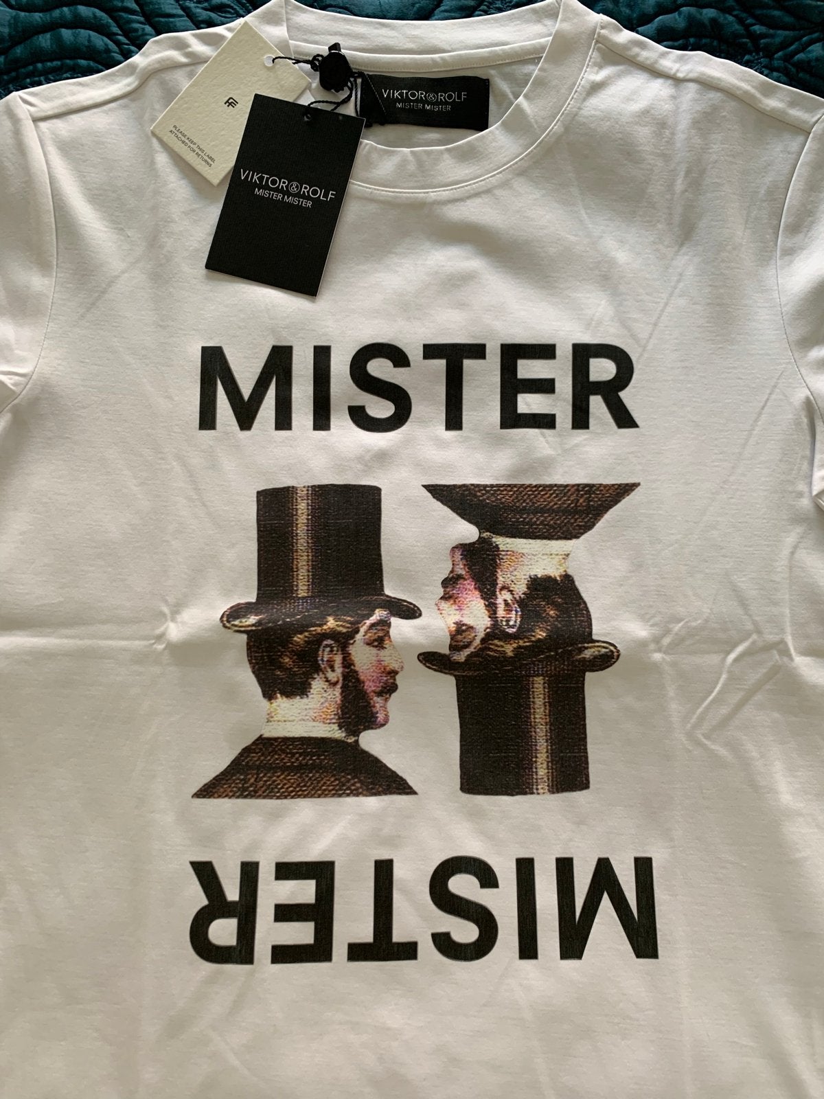 Viktor & Rolf Mister Mister T-shirt - Nieuw met kaartjes, Ophalen of Verzenden, Nieuw, Maat 46 (S) of kleiner, Wit