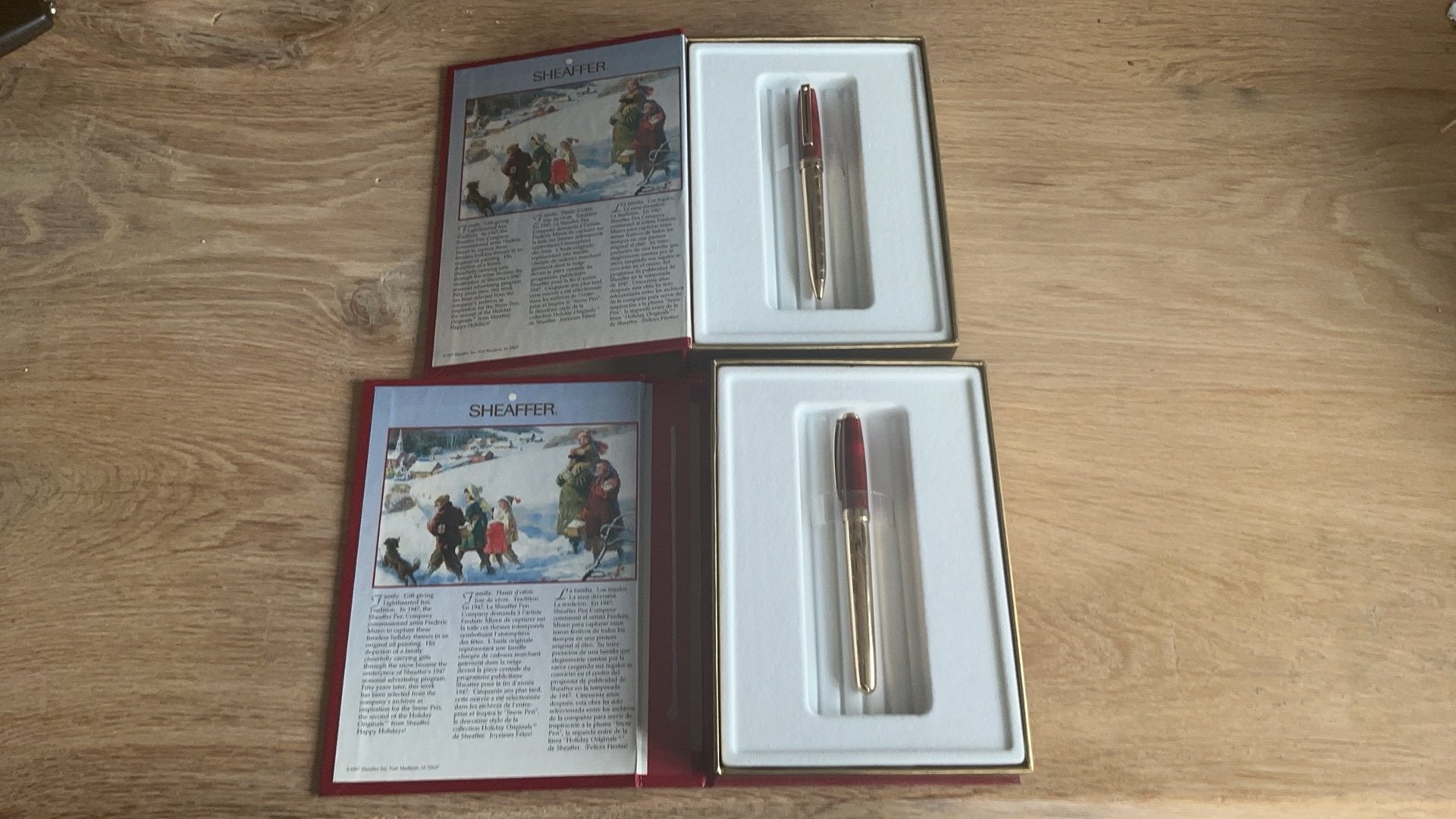 Sheaffer Fashion The Snow Pen - limited edition - set, Nieuw, Met doosje, Ophalen of Verzenden, Pennenset